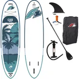 F2 SUP-Board »Glide Move«, (Packung, 5 tlg.), blau