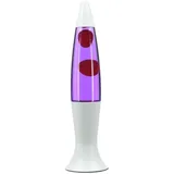 Licht-Erlebnisse Roxy Lavalampe Weiß Lila Rot