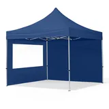 TOOLPORT Faltpavillon Economy 3 x 3 m inkl. 2 Seitenteile blau 5900