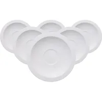 Villeroy & Boch White Pearl Frühstücks-/Suppenuntertasse 6-tlg. weiß