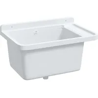 vidaXL Ausgussbecken Wandmontage 60 x 40 x 28 cm