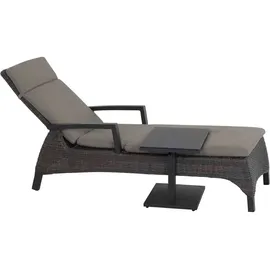 Siena Garden Corido Gartenliege 237,5 x 70 x 101 cm grau/taupe