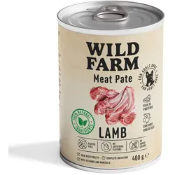 Wild Farm Pate Lamb 400g glutenfreies Hundefutter