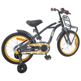 vidaXL Kinderfahrrad 16 Zoll Dunkelgrau