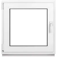 Kellerfenster Fenster 3 Fach BxH 400x400 mm & 40x40 cm Dreh-Kipp Weiß Premium