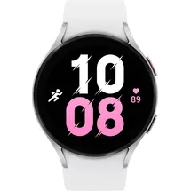 Samsung Galaxy Watch5 Silver 44 mm BT Sport Band White