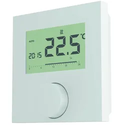 Flamco Komfort Raumthermostat elektrisch 230V mit Display, zum Heizen und Kühlen F18594
