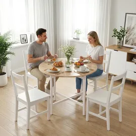 Homcom Küchentisch 80 x 76 cm beige