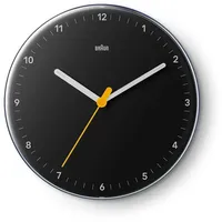 Braun Quarz-Wanduhr 23 cm BC 26 B schwarz