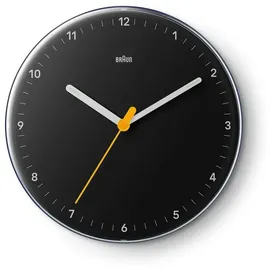 Braun Quarz-Wanduhr 23 cm BC 26 B schwarz