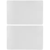 Home4You Tischsets 2er Set, 45 x 30 cm - Halbtransparent - Polypropylen - 2er Set