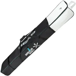 HEAD Rebels Double Skibag Skitasche + Rollen black/white - 203cm