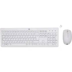 HP 230 Wireless-Maus und -Tastatur (kombiniert), Kabellos, RF Wireless, Membran