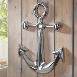 Kadima Design Maritime Dekofigur aus Aluminium, Polierte Skulptur, Handgefertigt. 40x4x63 cm