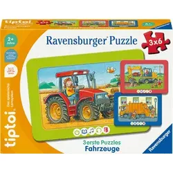 tiptoi® - Fahrzeuge - 3 erste Puzzles - 3 x 6 Teile