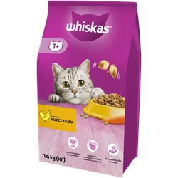 WHISKAS Chicken Huhn 14kg + GIMBORN Gim Cat Paste Anti-Hairball 50g -3% billiger!!!