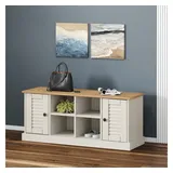 vidaXL VIGO 106 x 35 x 45 cm weiß / weiß
