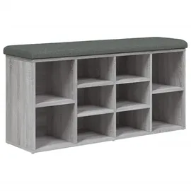 vidaXL Schuhbank 102 x 50 x 32 cm grau / grau