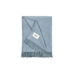 SCHÖNER WOHNEN Kollektion Wohndecke   , blau , Baumwollmischgewebe , Maße (cm): B: 140 H: 1