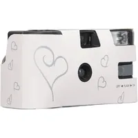 Kamera für Hochzeit, Retro-Filmkamera mit Blitz, 27 35-mm-Farbfilme für Jubiläum, Konzert, Reisen, Camp, Partyply – Einwegkamera mit Blitz – Filmkamera – 27 Stück