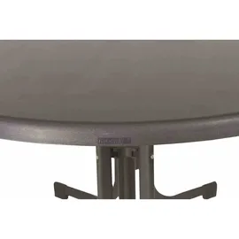 Sieger Boulevard-Klapptisch mit mecalit-Pro-Platte 140 x 90 x 72 cm eisengrau/schieferdekor anthrazit oval