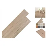 vidaXL PVC-Fliesen Selbstklebend 2,51 m2 2 mm Eiche Braun