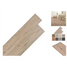 vidaXL PVC-Fliesen Selbstklebend 2,51 m2 2 mm Eiche Braun