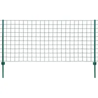 vidaXL Metallzaun Stahl 20 x 0,8 m grün
