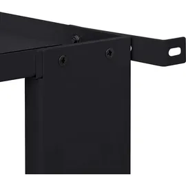 vidaXL Waschmaschinen-Podest Schwarz 64 x 55 x 32,5 cm
