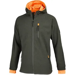 Tom Collins Fleecejacke Piqué, oliv, L