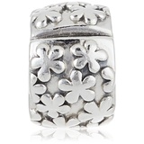 Pandora Blumenstrauß Clip aus Oxidiertem Sterling-Silber Moments Collection