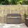 vidaXL Gartenbank 54 x 74 x 54 cm Grau
