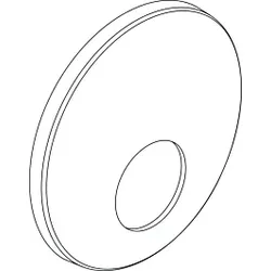 Ideal Standard Rosette, rund/gewölbt, SHR Easy-Box, A962390AA Chrom