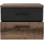 Forte Nachtschrank Jacky 0 x 0 x 0 cm Braun/Schwarz