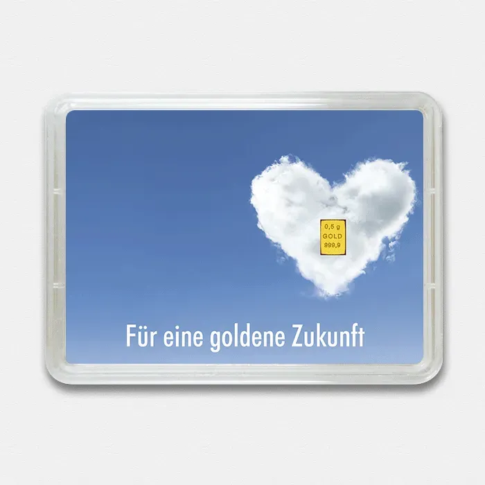 Goldbarren 0,5g 