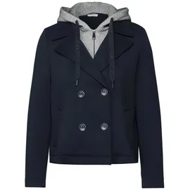 Cecil Kurzer Scuba-Trenchcoat - Blau