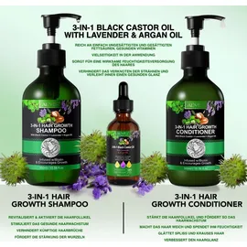 Aliver Haarpflege-Set 3-in-1 Shampoo 300 ml