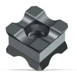 Fein Wendeschneidplatte KX Radius 4 mm für NE-Metalle und weiche Materialien (Aluminium, Kupfer, Kunststoffe,...)