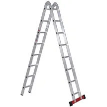 Euroline Alu-Klappleiter 2 x 8 Sprossen (3170108)