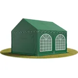 TOOLPORT Partyzelt 3 x 3 m Dunkelgrün