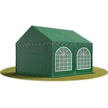 TOOLPORT Partyzelt 3 x 3 m Dunkelgrün