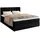 bromarkt Boxspringbett 140 x 200 cm H3 Schwarz