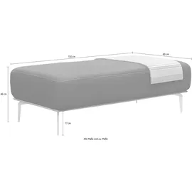 W.Schillig Polsterhocker run 150 x 46 x 60 cm Braun