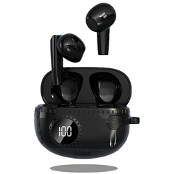 Diida Kopfhörer,In-Ear-Bluetooth-Kopfhörer mit Geräuschunterdrückung,Smart Funk-Kopfhörer schwarz