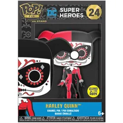 Funko - POP! - DC Comics - Pin Harley Quinn (dia de los DC) (glow)