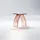 Steinberg Serie 432 Hocker aus Polyresin 415x225x420mm apricot