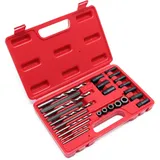 Wiltec Schraubenausdreher Set 25tlg (Linksausdreher)