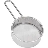 Mini-Mehlsieb aus Edelstahl, Rund, 40 Mesh, Professionelles Kleines Mehlsieb für Heimbäckereien, Konditoreien (Ein Mini-Mehlsieb)