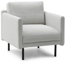 Normann Copenhagen - Rar Sessel, schwarz / Venezia off-white