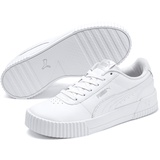 puma white-white-silver 42